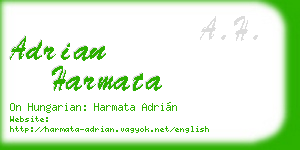 adrian harmata business card