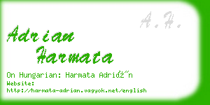 adrian harmata business card